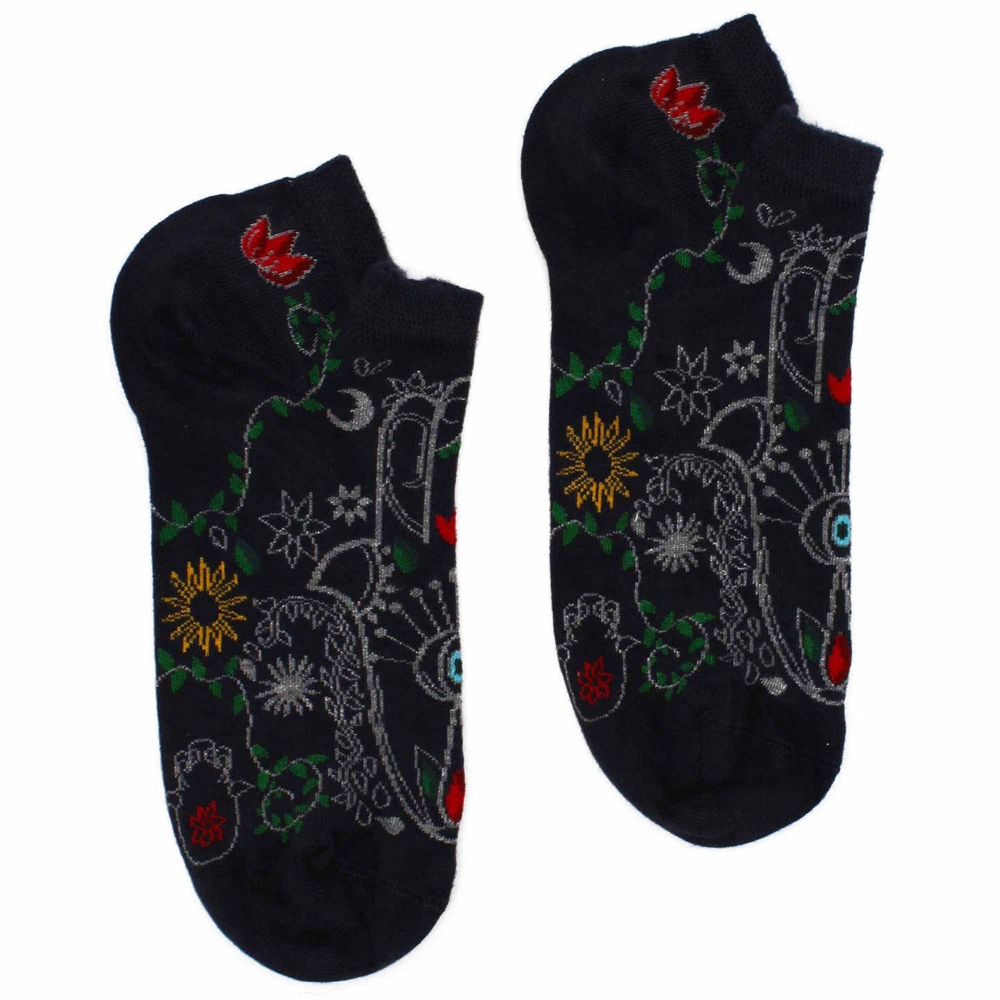 Hop Hare Bamboo Socks Low Hamsa