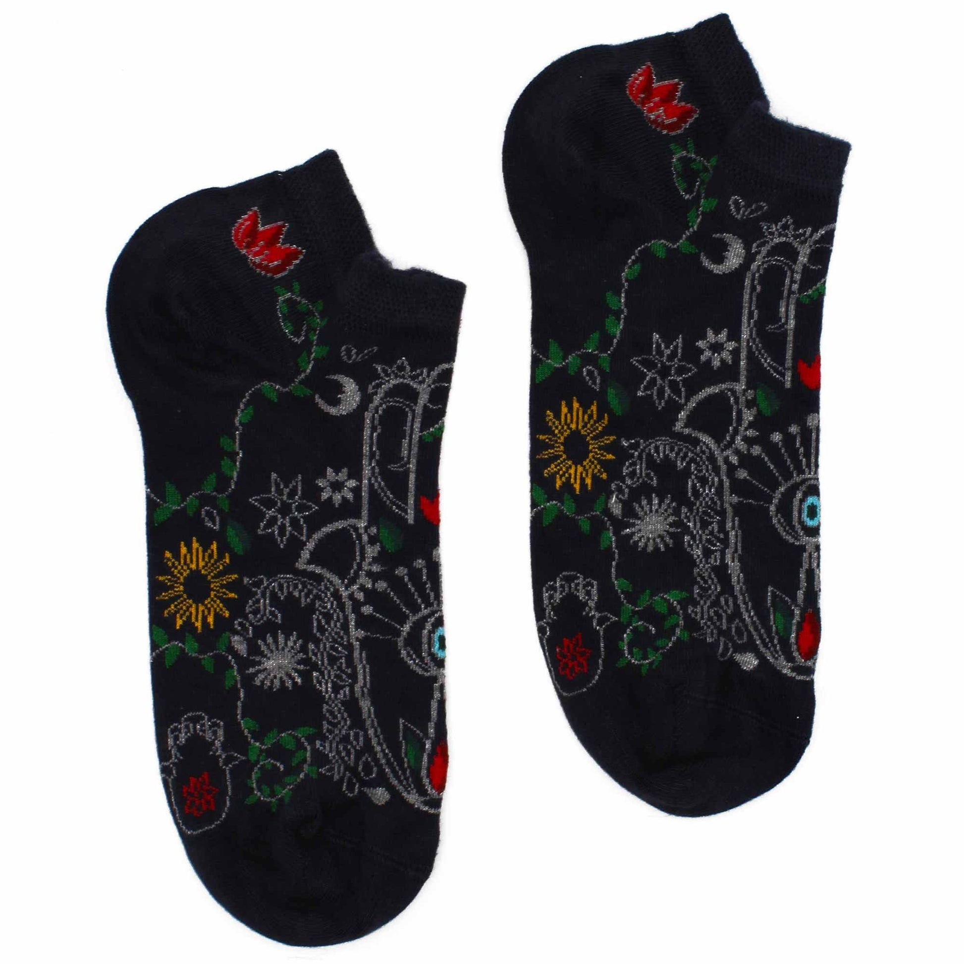 Hop Hare Bamboo Socks Low Hamsa