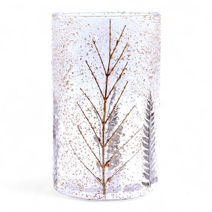 Natural Floral Glass - Tall Vase Candle Holder Primo