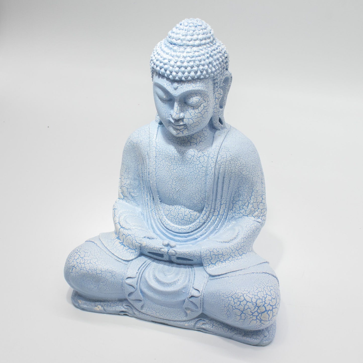 Sky Blue Meditation Buddha Lamp