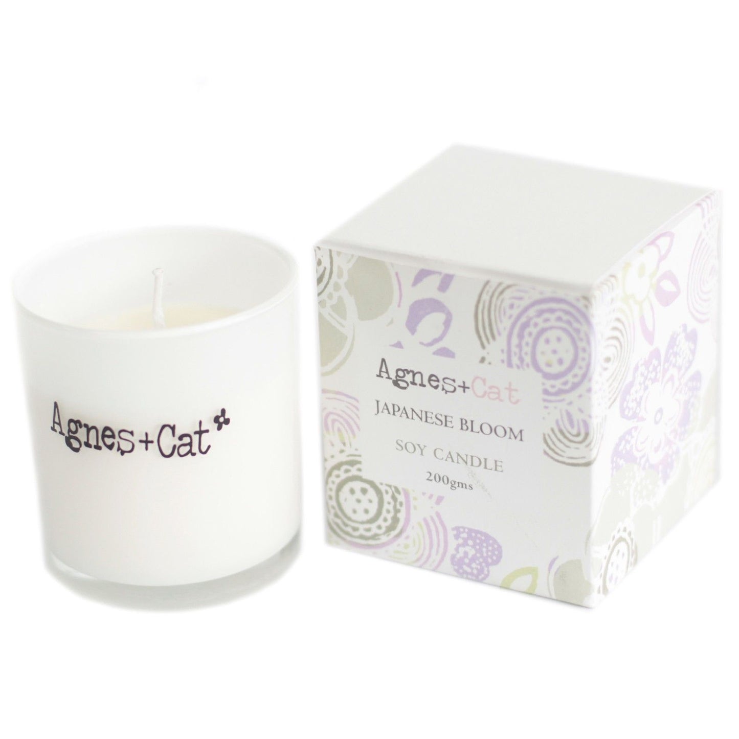 Agnes + Cat Votive Candle - Japanese Bloom