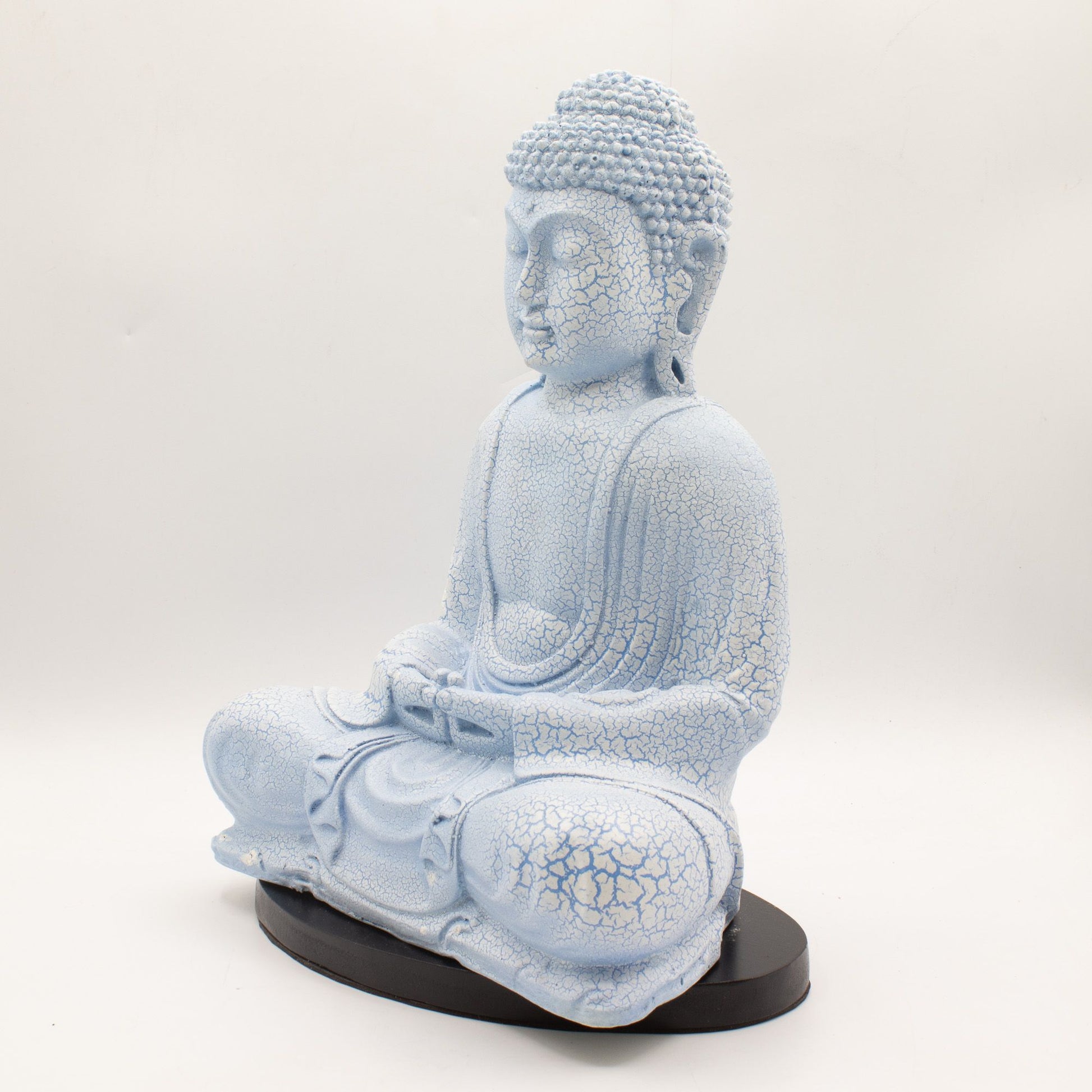 Sky Blue Meditation Buddha Lamp