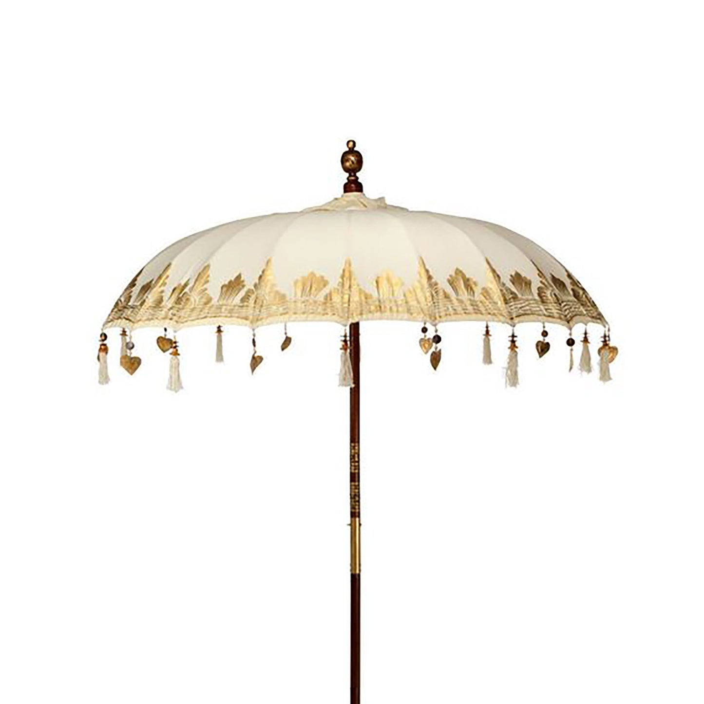 Bali Patio Parasol Garden Umbrella - Natural Decor - 2m