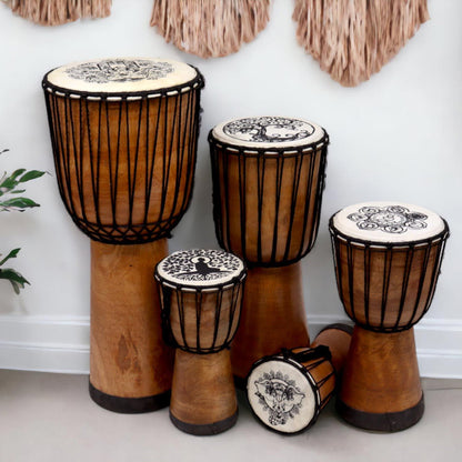 Mandala Wide Top Djembe Drum
