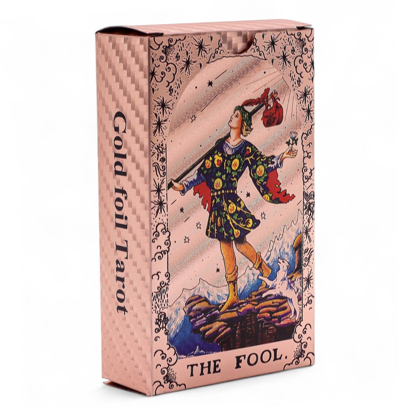 Moon Phase Tarot Cards in Rose Gold with Guidebook | Lunar Cycle Fortune Telling Cards 78 Arcana UK