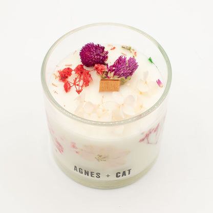 Agnes & Cat Botanical Soy Wax Candle - Roses of Sawrey