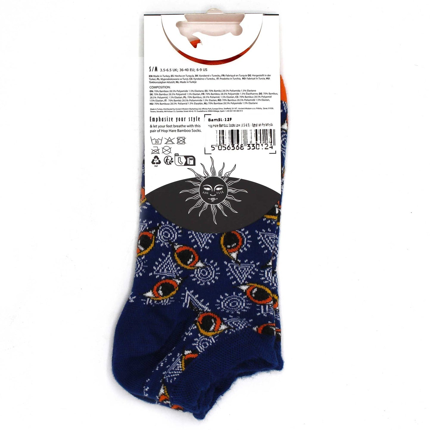 Hop Hare Bamboo Socks Low Egyptian Pyramyds