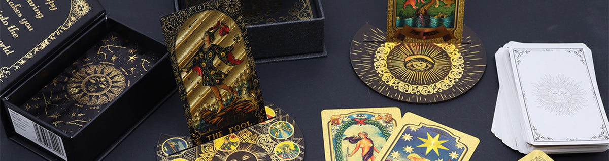 Pink Box Ruby Foil Tarot Card Gift Set with Booklet