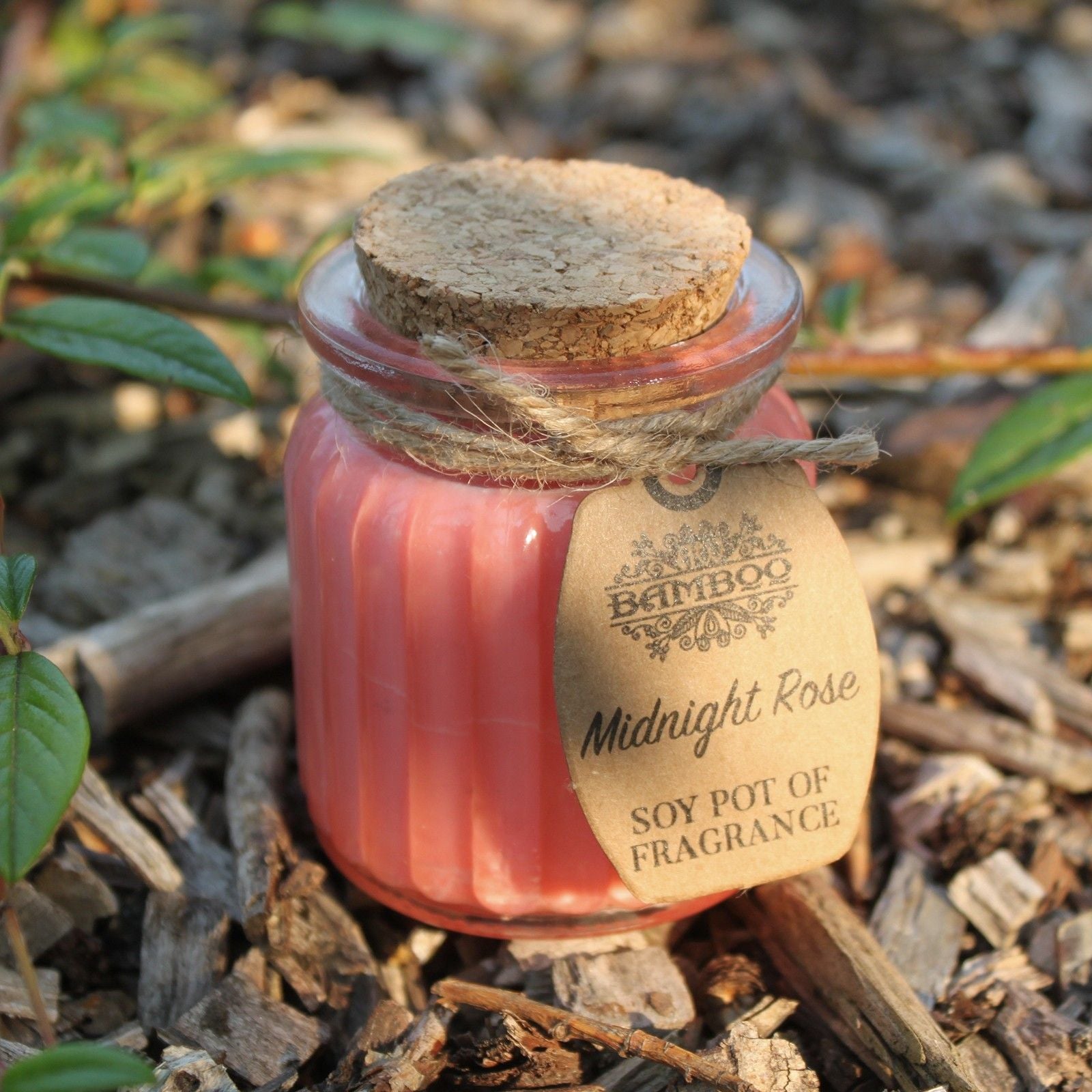 Midnight Rose Soy Wax Candle Pot Set