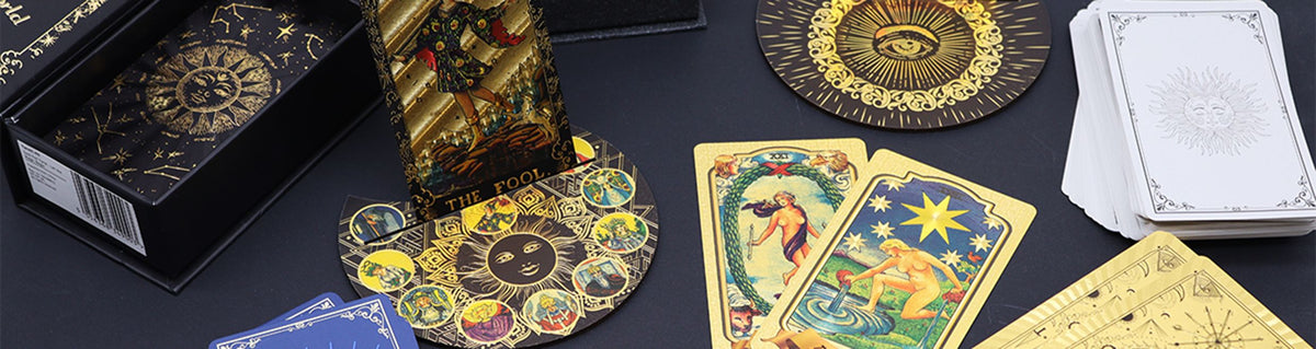 Pink Box Ruby Foil Tarot Card Gift Set with Booklet