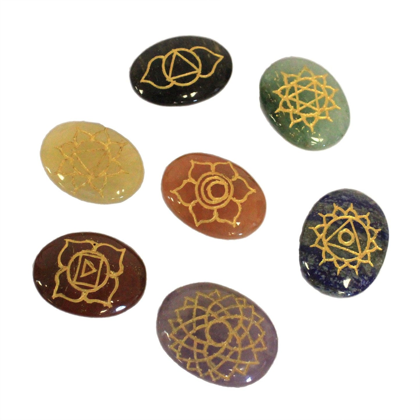 Chakra Stone Set in Pouch