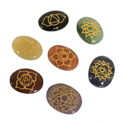 Chakra Stone Set in Pouch