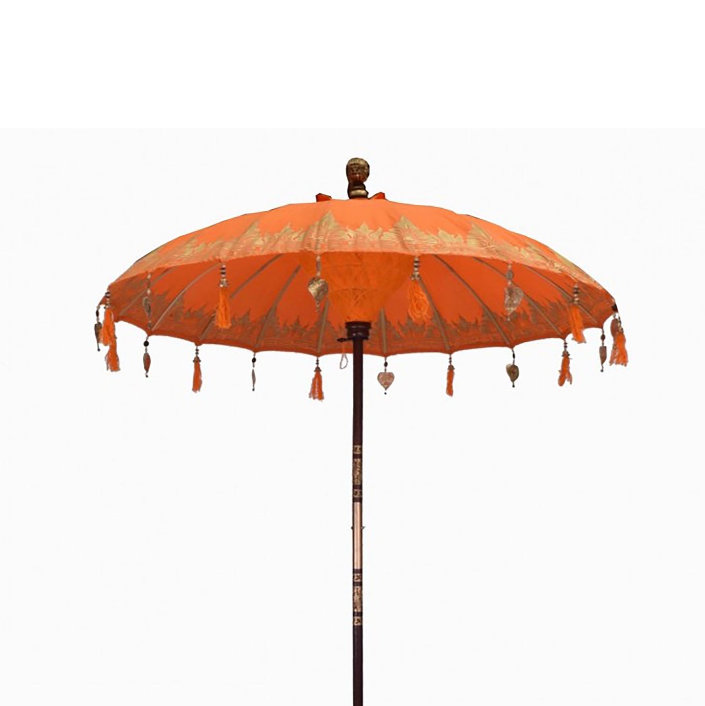 Bali Patio Parasol Garden Umbrella - Orange 2m