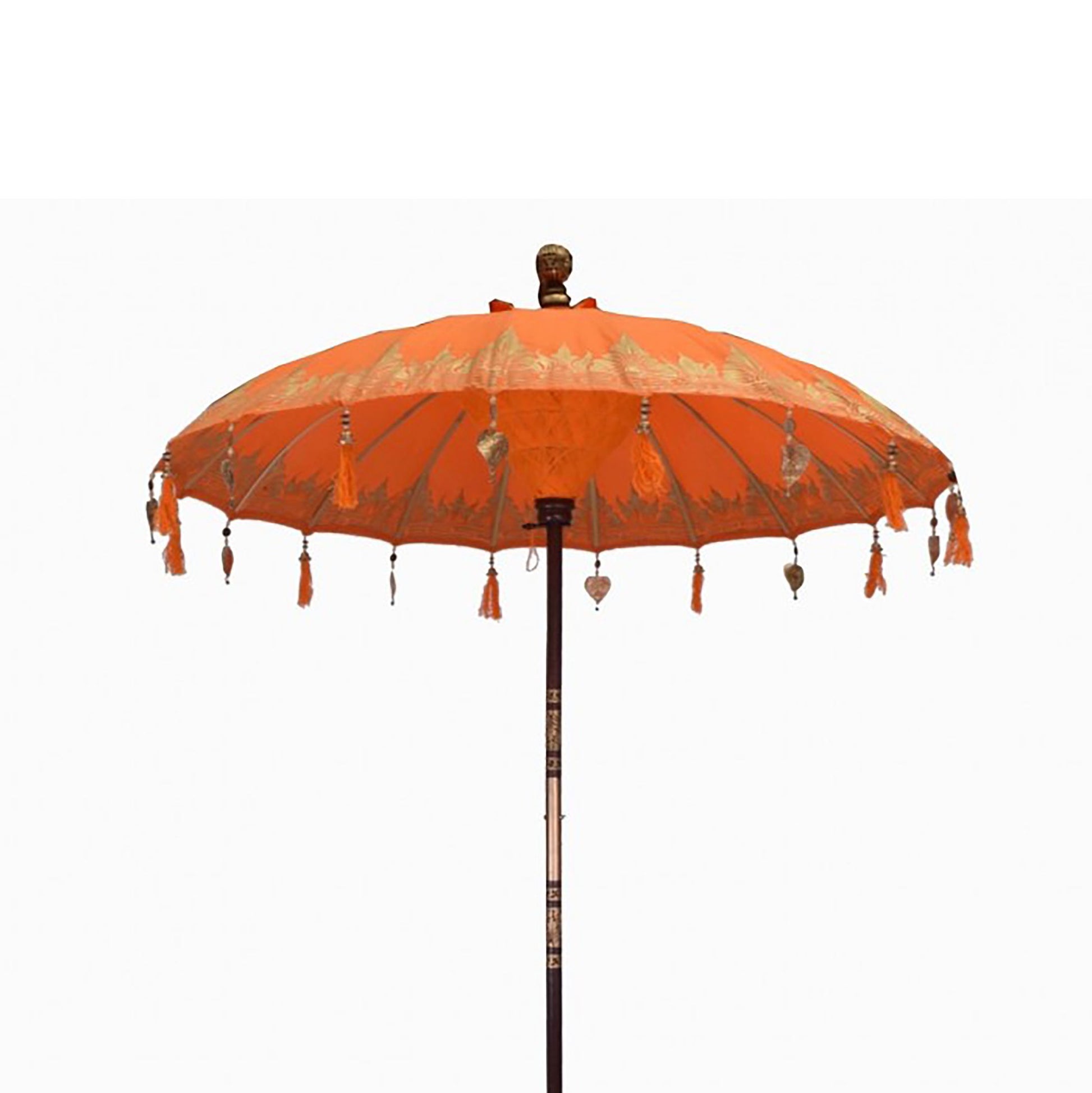 Bali Patio Parasol Garden Umbrella - Orange 2m