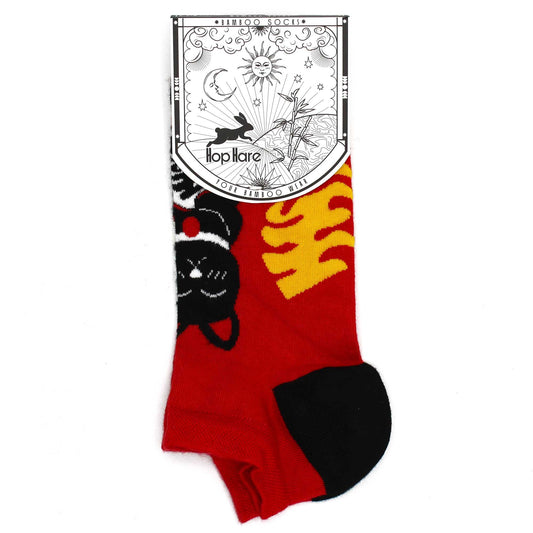 Hop Hare Bamboo Socks Low Lucky Cat