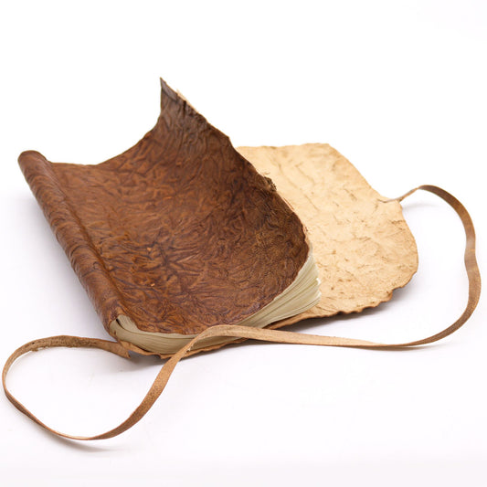 Rolled Leather Travel Notebook