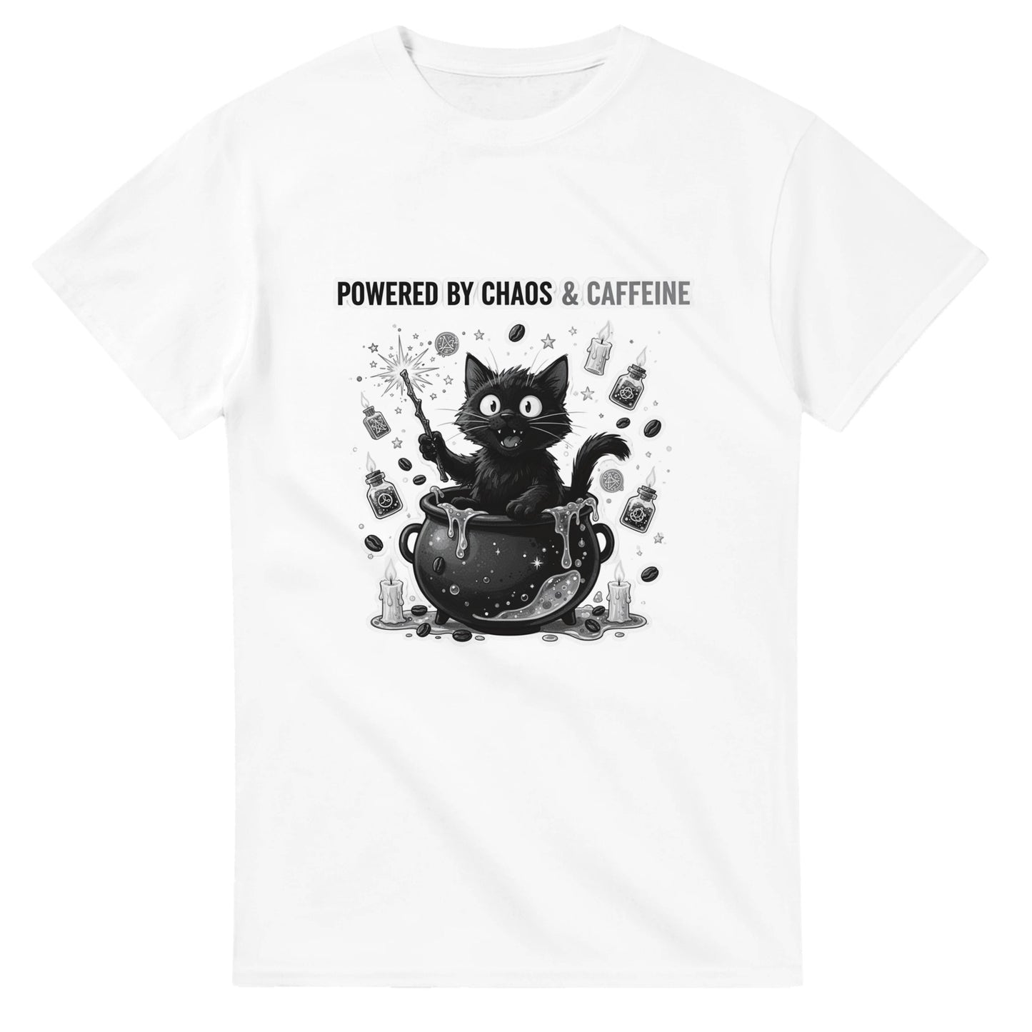 Powered by Chaos 7 Caffeine T Shirt